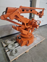 Load image into Gallery viewer, ABB IRB 640 M2000 industrial robot with controller and TPU2 teach pendant, heavy‑duty 2003 model ideal for high‑payload material handling, machine loading, spot welding, and palletizing large parts. > Second Hand €
