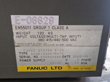 Load image into Gallery viewer, The FANUC M‑410iHS RJ3 is a high‑speed 4‑axis palletizing robot designed for fast, precise and reliable stacking and unstacking operations. Built for demanding industrial and logistics environments, it excels in palletizing, depalletizing and layer handling, making it a popular choice on the second‑hand market for automation projects.
