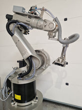 Load image into Gallery viewer, Second-Hand-for-Sale : KUKA KR15/2 is a 6‑axis industrial robot featuring a 15 kg payload and engineered for precise, flexible, and reliable operation across a broad range of manufacturing environments. With a reach of approximately 1500–1570 mm and a repeatability of ±0.1 mm, it is well‑suited for applications that demand accurate positioning and consistent performance. Its compact 222 kg design supports both floor and ceiling mounting, offering manufacturers excellent versatility in system integration.
