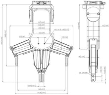 Load image into Gallery viewer, OnRobot - RG6 - Doigts Flexible - Force et position des doigts ajustables pour la manipulation de pièces  | Toutes les dimensions et mesures
