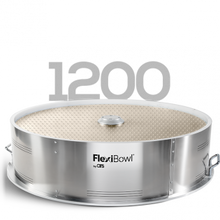 Load image into Gallery viewer, FlexiBowl 1200 C/CC, Universal parts feeder, Parts feeding with varied geometry, Robotic parts feeding, Compatible with industrial robots, Compatible with vision systems, Parts feeder 50 to 300 mm, Parts feeding up to 300 g, Replaces traditional feeding systems, Flexible parts feeding system, Part singulation, Robotic part picking, Simultaneous feeding, Modular feeding system, FlexiTrack, Productivity optimization, Parts circulation and recycling, Parts of various shapes and materials, Automated industrial 
