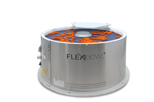 Load image into Gallery viewer, FlexiBowl®, Système d'alimentation de pièces flexible, Lignes de production automatisées, Robots industriels, Cobots, ARS S.r.l., Robot ABB, Robot Fanuc, Siemens PLC, Optimisation de l'alimentation des pièces, Prise des pièces par la pince, Amélioration des taux d'alimentation, Augmentation de la productivité, Réduction des temps de changement, Fonctionnement du système flexible, Générateur de pulsations, Mouvement rotatif, Stabilisation des pièces, Prise et dépose efficaces par robot, Communication robot, 
